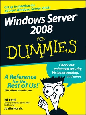 cover image of Windows Server 2008 For Dummies